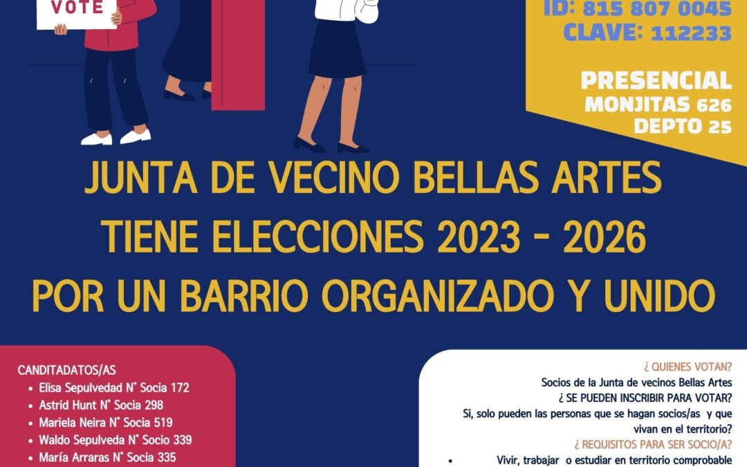 ELECCIONES DE NUEVA DIRECTIVA 2023-2026