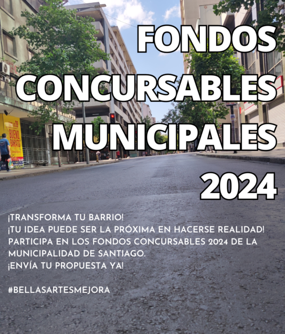 IDEAS para Fondos Concursables 2024 – Municipalidad de Santiago