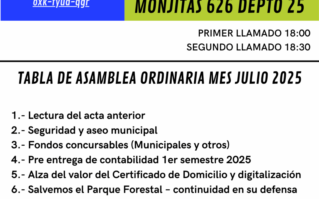 ASAMBLEA JULIO 2025